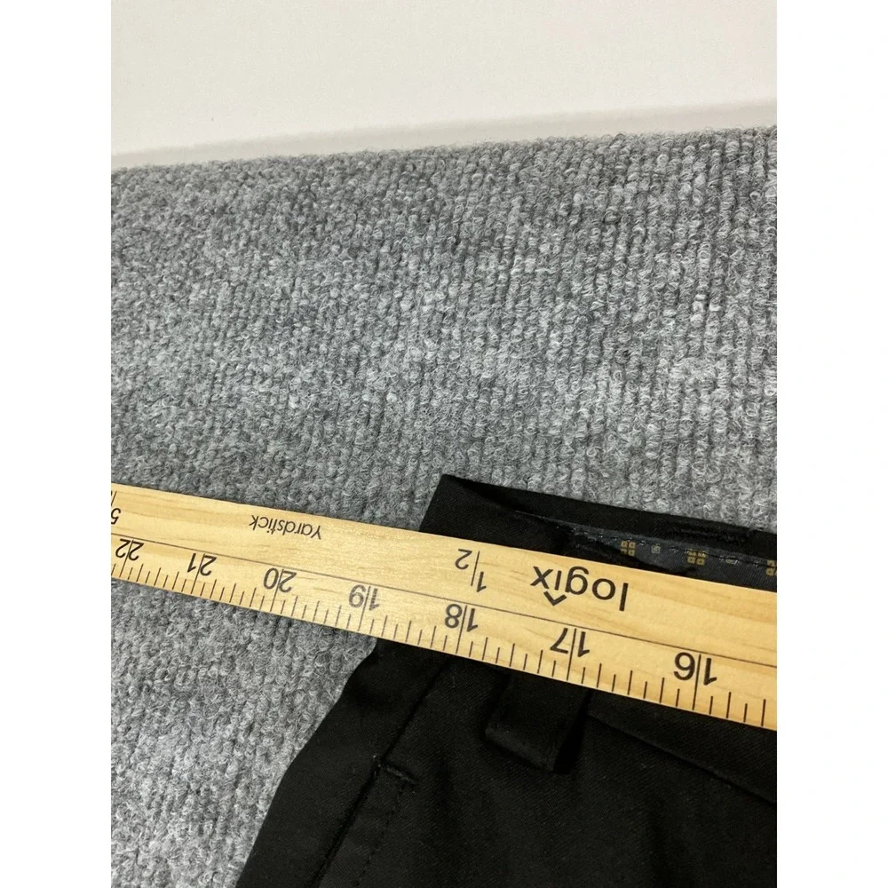 Lauren Ralph Lauren Total Comfort Dress Pants Mens 38x30 Black Stretch Flat Fron
